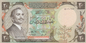 Jordan, 20 Dinars, 1988, UNC, p21c
Estimate: USD 75-150