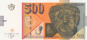 Macedonia, 500 Denari, 2014, UNC, p21c
Estimate: USD 20-40