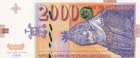 Macedonia, 2.000 Denari, 2016, UNC, p24
Estimate: USD 60-120
