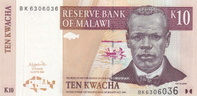 Malawi, 10 Kwacha, 2004, UNC, p51
There is a paper jam trace on the print, Full Radar
Estimate: USD 25-50