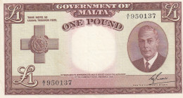 Malta, 1 Pound, 1951, XF, p22a
Estimate: USD 125-250