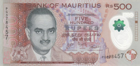 Mauritius, 500 Rupees, 2017, AUNC(+), p66c
Polymer plastics banknote
Estimate: USD 20-40
