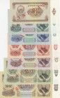 Mongolia, 1-3-5-10-25-50-100 Tugrik, 1966, UNC, p35s-p41s, SPECIMEN
(Total 7 banknotes), Rare
Estimate: USD 750-1500