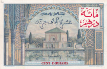 Morocco, 100 Dirhams on 10.000 Francs, 1954/1955, XF, p52
Estimate: USD 750-1500