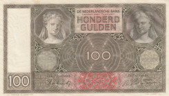 Netherlands, 100 Gulden, 1942, UNC, p51c
Estimate: USD 40-80
