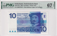 Netherlands, 10 Gulden, 1968, UNC, p91b
PMG 67 EPQ
Estimate: USD 35-70