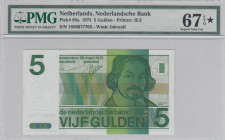 Netherlands, 5 Gulden, 1973, UNC, p95a
PMG 67 EPQ, High condition 
Estimate: USD 35-70