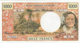 New Hebrides, 1.000 Francs, 1979, UNC, p20c
Estimate: USD 50-100