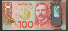 New Zealand, 100 Dollars, 2016, UNC, p195
Polymer plastics banknote
Estimate: USD 100-200