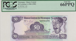 Nicaragua, 50 Cordobas, 1985, UNC, p140
PCGS 66 PPQ
Estimate: USD 25-50