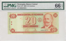 Nicaragua, 20 Cordobas, 2006, UNC, p197
PMG 66 EPQ
Estimate: USD 25-50