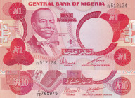 Nigeria, 1-10 Naira, 1979/1984, UNC, p19; p25, (Total 2 banknotes)
Estimate: USD 20-40