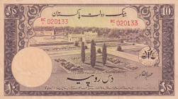 Pakistan, 10 Rupees, 1951/1967, VF(+), p13
Stained
Estimate: USD 15-30