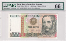 Peru, 1.000 Intis, 1988, UNC, p136b
PMG 66 EPQ
Estimate: USD 25-50