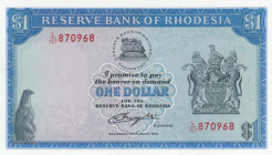 Rhodesia, 1 Dollar, 1979, UNC, p38a
Light handling
Estimate: USD 50-100