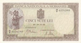 Romania, 500 Lei, 1941, UNC, p51a
Estimate: USD 15-30