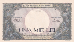 Romania, 1.000 Lei, 1941, UNC, p52c
Light handling
Estimate: USD 30-60