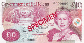 Saint Helena, 10 Pounds, 2012, UNC, p12bs, SPECIMEN
Queen Elizabeth II. Potrait
Estimate: USD 50-100
