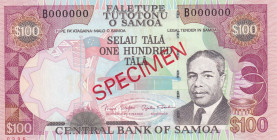Samoa, 100 Tala, 2006, UNC, p37s, SPECIMEN
Estimate: USD 50-100