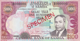 Samoa, 100 Tala, 2006, UNC, p37s, SPECIMEN
Estimate: USD 50-100