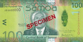 Samoa, 100 Tala, 2012, UNC, p44as, SPECIMEN
Estimate: USD 50-100