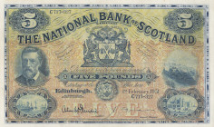 Scotland, 5 Pounds, 1951, VF(+), p259d
Estimate: USD 100-200
