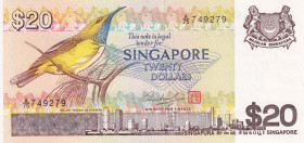 Singapore, 20 Dollars, 1979, UNC, p12
Estimate: USD 30-60
