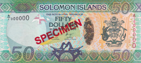 Solomon Islands, 50 Dollars, 2013/2017, UNC, p35s, SPECIMEN
Estimate: USD 75-150