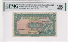 Southwest Africa, 10 Shillings, 1954/1959, VF, p10
PMG 25
Estimate: USD 350-700