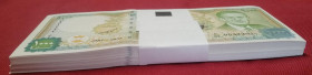 Syria, 1.000 Pounds, 1997, UNC, p111, BUNDLE
(Total 100 consecutive banknotes)
Estimate: USD 150-300