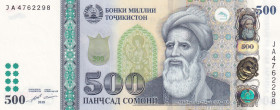 Tajikistan, 500 Somoni, 2018, UNC, p22
Estimate: USD 100-200