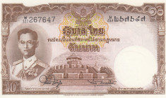 Thailand, 10 Baht, 1955, UNC, p76d
Estimate: USD 15-30