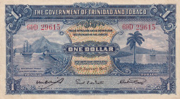 Trinidad & Tobago, 1 Dollar, 1943, XF, p5c
Estimate: USD 30-60