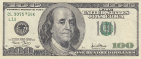United States of America, 100 Dollars, 2001, XF, p514
Estimate: USD 100-200