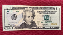 United States of America, 20 Dollars, 2013, UNC, p541
Estimate: USD 25-50