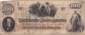 United States of America, 100 Dollars, 1862, XF, 
Confederate States of America
Estimate: USD 150-300