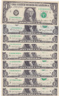 United States of America, 1 Dollar, 1963/1988, UNC, p443b; p474; p480, (Total 9 banknotes)
Very rare, Radar Team
Estimate: USD 1000-2000