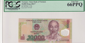 Viet Nam, 10.000 Dông, 2017, UNC, p119j
PCGS 66 PPQ
Estimate: USD 25-50