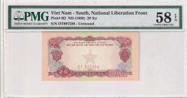 Viet Nam, 20 Xu, 1968, AUNC, pR2
PMG 58 EPQ
Estimate: USD 50-100