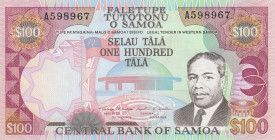 Western Samoa, 100 Tala, 1990, UNC, p30
Estimate: USD 40-80