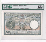 Yugoslavia, 500 Dinara, 1935, UNC, p32
PMG 66 EPQ
Estimate: USD 200-400