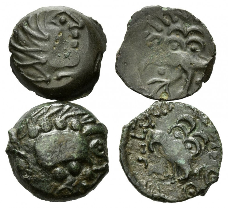 KELTEN, SENONES, Nördliches Mittelgallien, Gegend um Sens, AE 16, Ullucci. Stili...