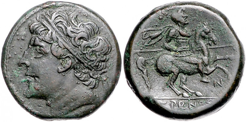ITALIEN, SIZILIEN / Stadt Syrakus, AE 27 (Hieron II., 275-215 v.Chr.) Diad. Kopf...