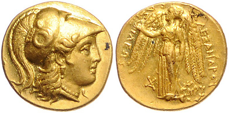 GRIECHENLAND, MAKEDONIEN. Alexander III. der Große, 336-323 v.Chr., AV Stater po...