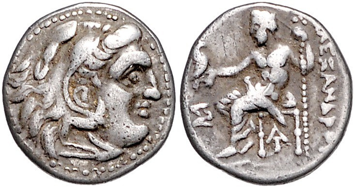 GRIECHENLAND, MAKEDONIEN. Alexander III. der Große, 336-323 v.Chr., AR Drachme o...