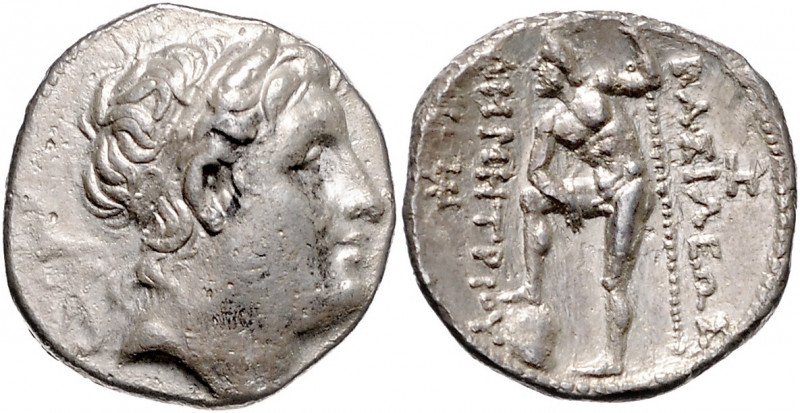GRIECHENLAND, MAKEDONIEN. Demetrios Poliorketes, 294-288 v.Chr., AR Tetradrachme...
