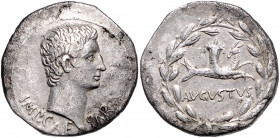 RÖMISCHES REICH, Augustus, 27 v.-14 n.Chr., AR Cistophor (25 v.Chr.), Ionien, Stadt Ephesos. Kopf r., IMP CAESAR. Rs.Capricorn mit Füllhorn über AVGVS...