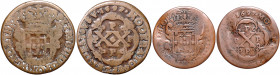 ANGOLA, Peter II., 1683-1706, 20 Reis 1697. 15,32g. DAZU:10 Reis 1697. 8,57g.
2 Stk., s
KM 1