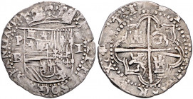 BOLIVIEN, Philipp II., 1556-1598, Real o.J.(1574-86) PB, Potosi. 3,39g.
ss
KM MB 2.2