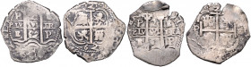 BOLIVIEN, Philipp IV., 1621-1665, 2 Reales 1661 PE, Potosi. 5,93g. DAZU:Ebs. 1662 PE, Potosi. 6,86g.
2 Stk., s-ss
KM 16